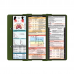 WhiteCoat Clipboard® Trifold - Army Green Respiratory Therapy Edition